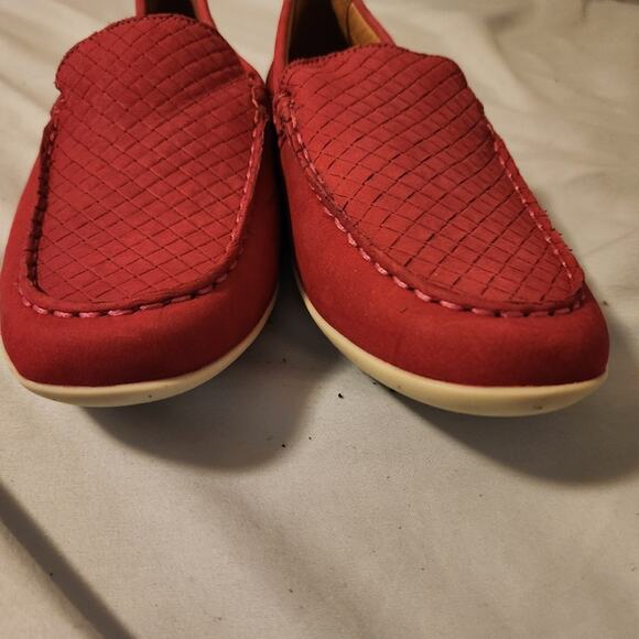 Driver Club USA Womens Size 6 3.5 On Genuine Moccasins Tan Leather NEW - Picture 4 of 6